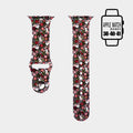 Bunny Floral Silicone Apple Watch Band - Southern Serenity