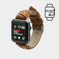 Genuine Leather Zebra Apple Watch Band - Southern Serenity