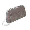 Rhinestone Trim Around Sparkle Crossbody Evening Clutch Bag - Southern Serenity