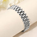 Stainless Steel President Jubilee Style Link Chain Bracelet - Southern Serenity